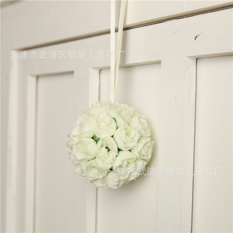 Artificial Rose Small Flower Ball Floral Ball Wedding Decoration Floral Ball Christmas Tree Bar Restaurant Hanging Rose Ball Exclusive for Cross-Border Artificial Rose Small Flower Ball Floral Ball Wedding Decoration Floral Ball Christmas Tree Bar Restaurant Hanging Rose Ball Exclusive for Cross-Border