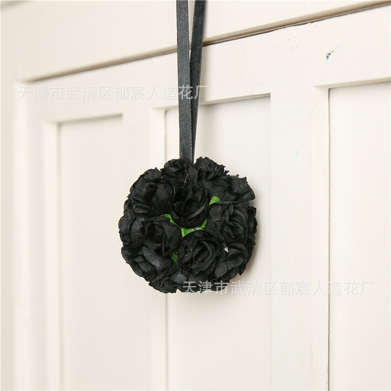 Artificial Rose Small Flower Ball Floral Ball Wedding Decoration Floral Ball Christmas Tree Bar Restaurant Hanging Rose Ball Exclusive for Cross-Border Artificial Rose Small Flower Ball Floral Ball Wedding Decoration Floral Ball Christmas Tree Bar Restaurant Hanging Rose Ball Exclusive for Cross-Border