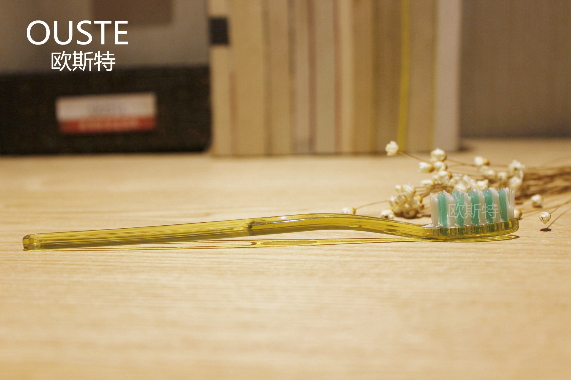 Ouste Hotel Club Home Disposable Toothbrush Toothpaste Soft Wool Kraft Paper Tooth-Cleaners Set