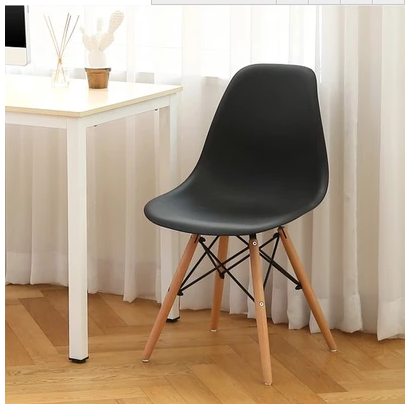 The Nordic chair is home to the modern simple student book desk chair study computer stool to back to the adult eames 
