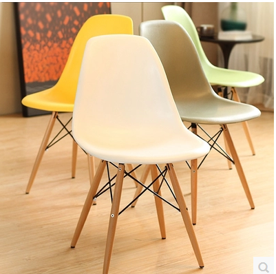 The Nordic chair is home to the modern simple student book desk chair study computer stool to back to the adult eames 