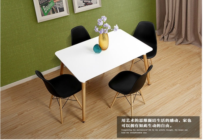 The Nordic chair is home to the modern simple student book desk chair study computer stool to back to the adult eames 