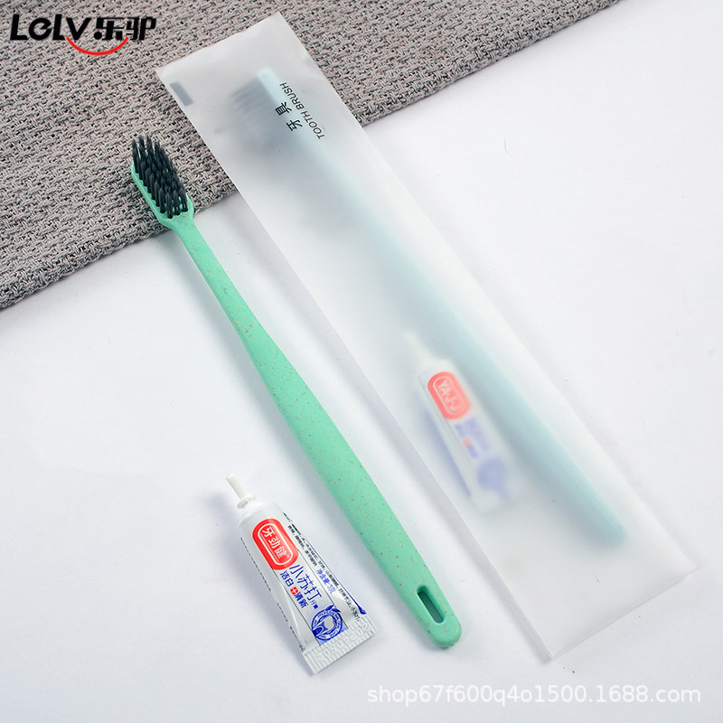 Disposable Toothbrush with Toothpaste Hotel Dedicated Hotel Toiletry Set B & B Soft Hair Tooth-Cleaners Double-Sided Needle Disposable Toothbrush with Toothpaste Hotel Dedicated Hotel Toiletry Set B & B Soft Hair Tooth-Cleaners Double-Sided Needle