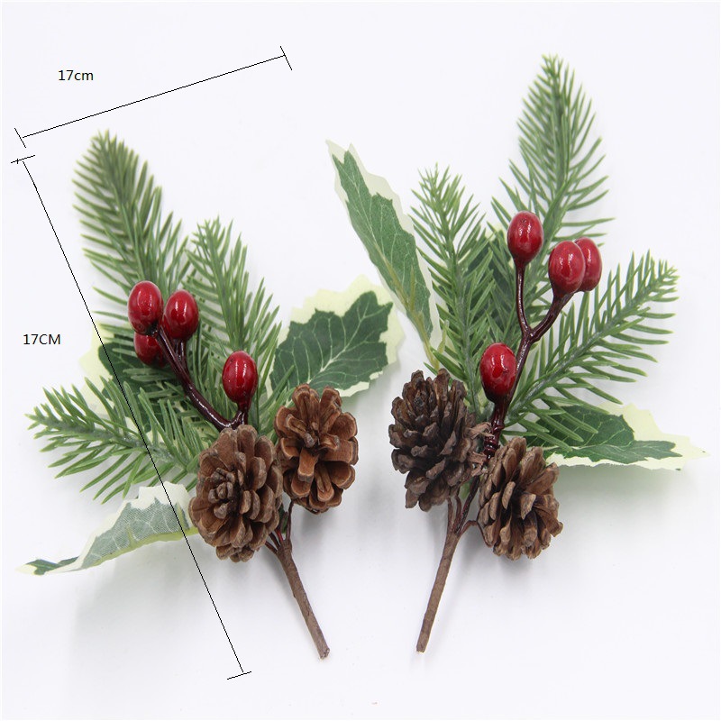 Christmas Decoration Bouquet DIY Garland Christmas Tree Matching Holiday Window Bar Scene Artificial Pine Cones Accessories Christmas Decoration Bouquet DIY Garland Christmas Tree Matching Holiday Window Bar Scene Artificial Pine Cones Accessories