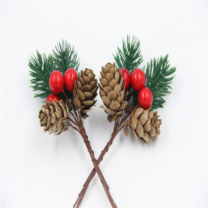 Christmas Decoration Bouquet DIY Garland Christmas Tree Matching Holiday Window Bar Scene Artificial Pine Cones Accessories Christmas Decoration Bouquet DIY Garland Christmas Tree Matching Holiday Window Bar Scene Artificial Pine Cones Accessories