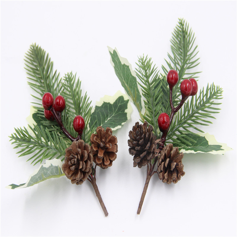Christmas Decoration Bouquet DIY Garland Christmas Tree Matching Holiday Window Bar Scene Artificial Pine Cones Accessories Christmas Decoration Bouquet DIY Garland Christmas Tree Matching Holiday Window Bar Scene Artificial Pine Cones Accessories