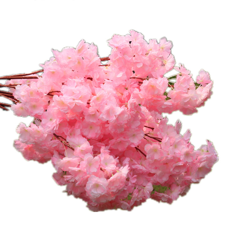 Simulation Cherry Blossom Wedding Encryption Artificial Cheery Branch Wholesale Studio Decoration Cherry Tree Cherry Blossom Arch Cherry Blossom