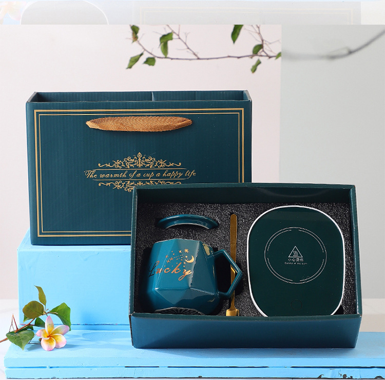 55 Degrees Thermal Cup Ceramic Coffee Cup Warm Cup Smart Heating Coaster Warm-Keeping Water Cup Base Hot Milk Logo 55 Degrees Thermal Cup Ceramic Coffee Cup Warm Cup Smart Heating Coaster Warm-Keeping Water Cup Base Hot Milk Logo