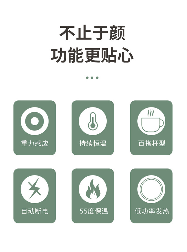 Gift Box Warm Cup 55 Degrees Thermal Cup Office Home Cup Warming Holder Ceramics Heating Coaster Jia Jia Thermal Cup Pad Gift Box Warm Cup 55 Degrees Thermal Cup Office Home Cup Warming Holder Ceramics Heating Coaster Jia Jia Thermal Cup Pad