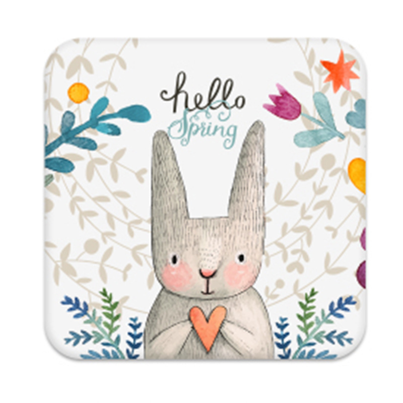 Japanese Style Diatomite Coaster Hydrophilic Pad Heat Insulation Square Diatom Ooze Teacup Mat Fresh Literary Creativity Coffee Cup Mat