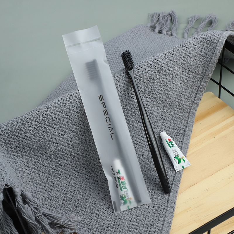 Customized Star Hotel Disposable Toothbrush Toothpaste B &amp; B Hotel Home Hospitality Toothbrush Toiletry Set