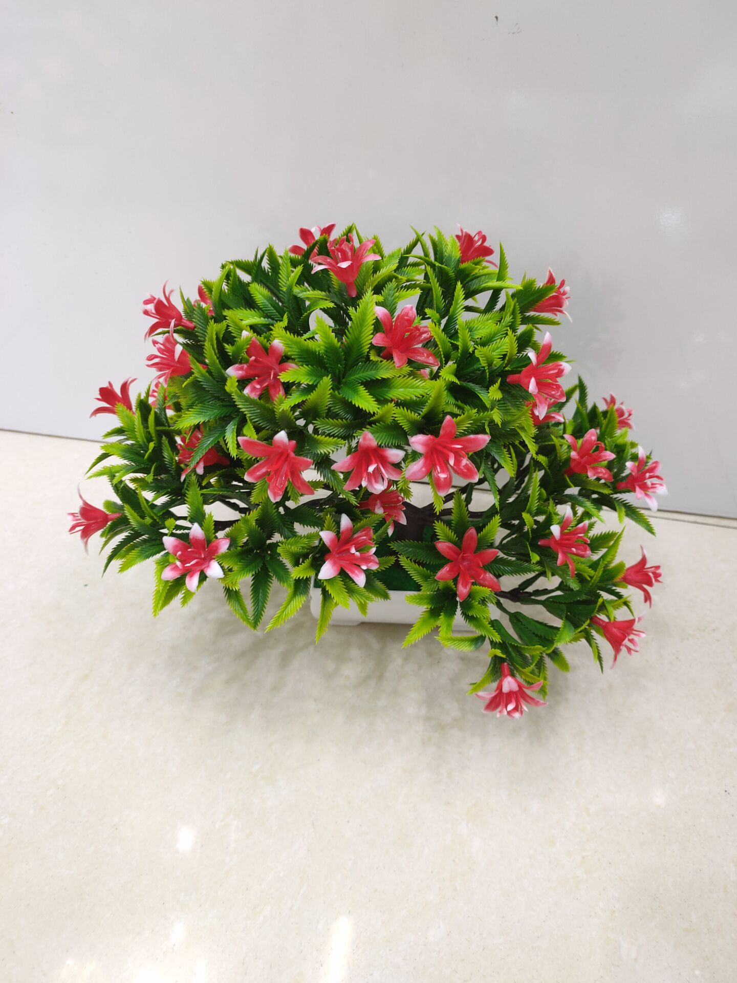New spring series lily trident tree imitation flower artificial plant plastic flower spray paint color bending rod decoration New spring series lily trident tree imitation flower artificial plant plastic flower spray paint color bending rod decoration