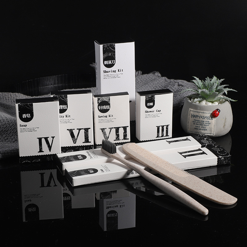 Hotel Hotel Disposable Washing Set B & B Travel Product Toothpaste Toothbrush Comb Shower Cap Soap