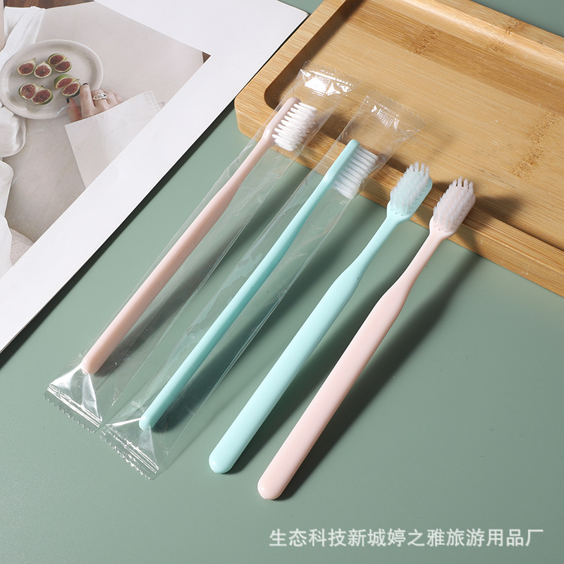 Hotel Hotel Disposable Toothbrush Toothpaste Toiletry Set B & B Inn Soft Hair Tooth-Cleaners Two-in-One