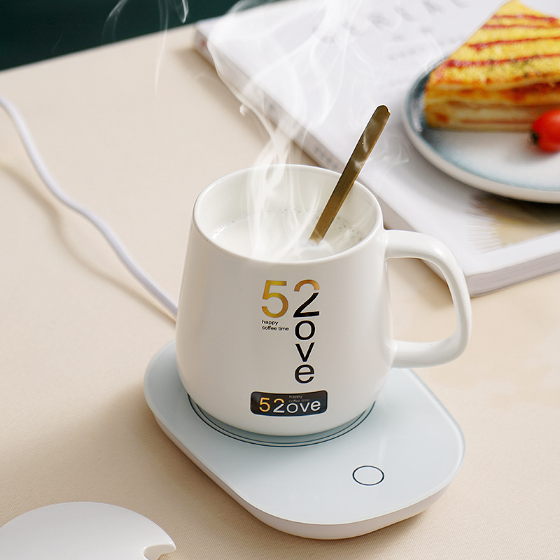 Cup Automatic Constant Temperature Vacuum Dish Warm Coaster Portable Heating Coaster Automatic Power off Heating Coaster