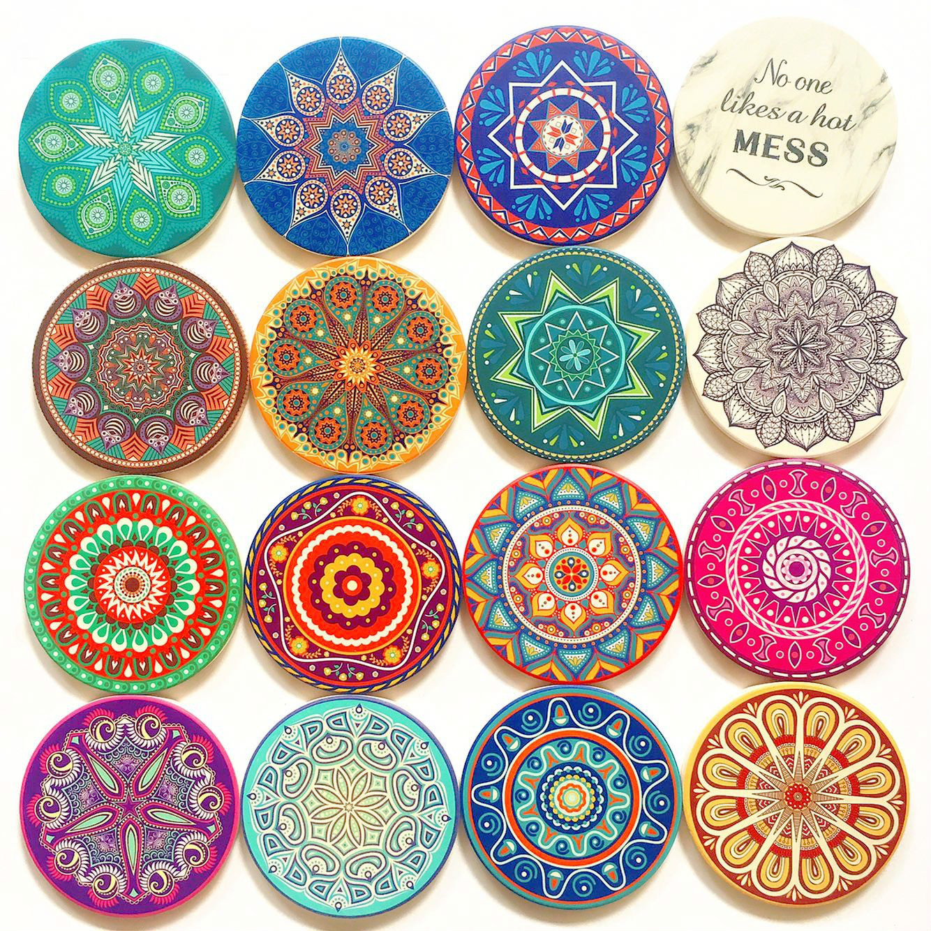 Manufacturer &#039;S Cork Cup Mat Ceramic Coaster Water Absorbent Coaster Automobile Cushion Medium Density Fiberboard Coaster Cork Potholder