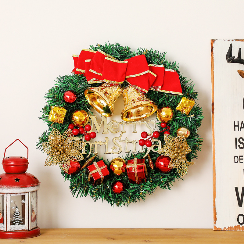 Christmas Decorations 30cm Christmas Wreath Artificial Wreath Door Hanging Showcase Tool Background Christmas Tree Accessories Christmas Decorations 30cm Christmas Wreath Artificial Wreath Door Hanging Showcase Tool Background Christmas Tree Accessories