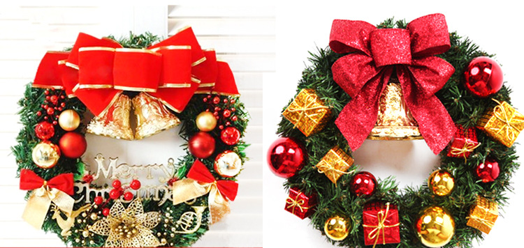Christmas Decorations 30cm Christmas Wreath Artificial Wreath Door Hanging Showcase Tool Background Christmas Tree Accessories Christmas Decorations 30cm Christmas Wreath Artificial Wreath Door Hanging Showcase Tool Background Christmas Tree Accessories