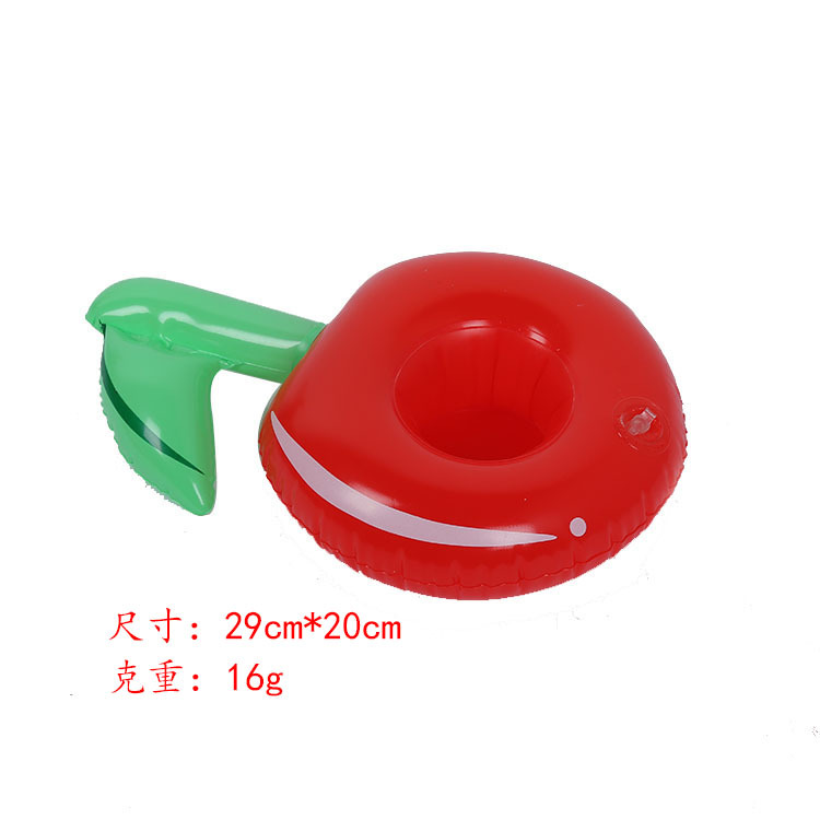 Spot PVC Inflatable Unicorn Cup Holder Flamingo Coaster Inflatable Water Floating Beverage Cup Holder Cup Holder