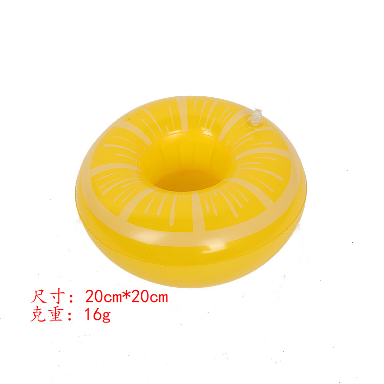 Spot PVC Inflatable Unicorn Cup Holder Flamingo Coaster Inflatable Water Floating Beverage Cup Holder Cup Holder