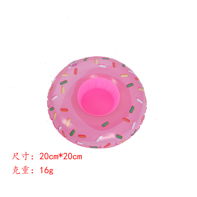 Spot PVC Inflatable Unicorn Cup Holder Flamingo Coaster Inflatable Water Floating Beverage Cup Holder Cup Holder