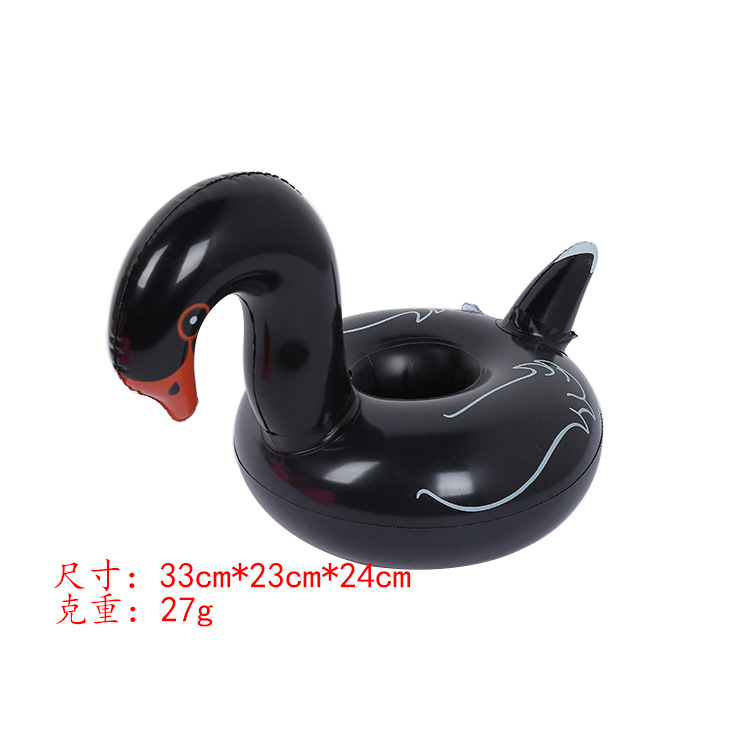 Spot PVC Inflatable Unicorn Cup Holder Flamingo Coaster Inflatable Water Floating Beverage Cup Holder Cup Holder