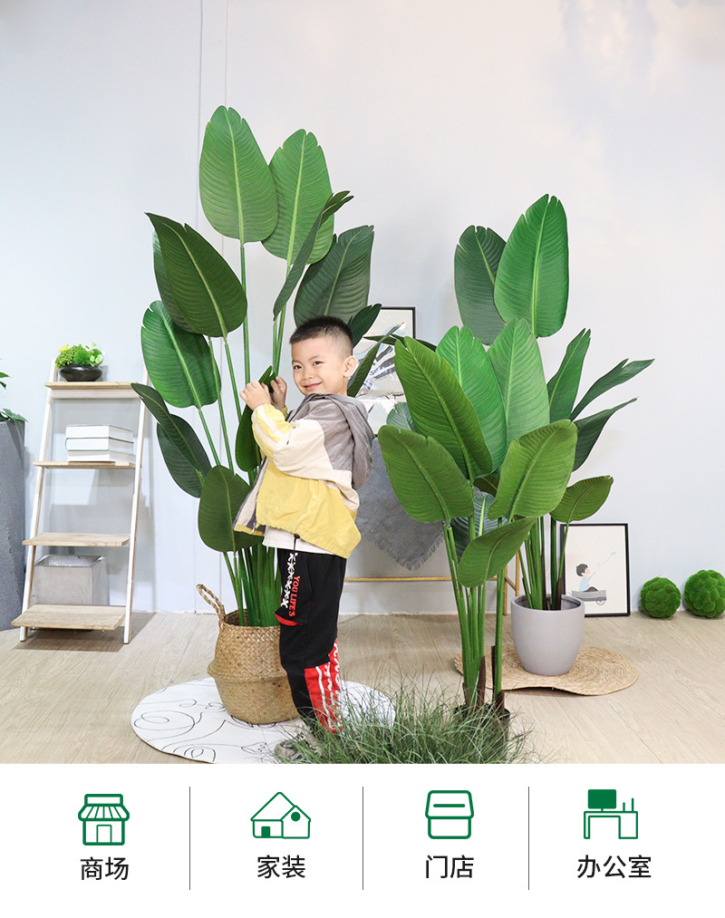 Factory Wholesale Simulation Plant Nordic Bonsai Artificial Artificial Flower Tree Indoor Large Bonsai Simulation Green Plant Ravenala Factory Wholesale Simulation Plant Nordic Bonsai Artificial Artificial Flower Tree Indoor Large Bonsai Simulation Green Plant Ravenala
