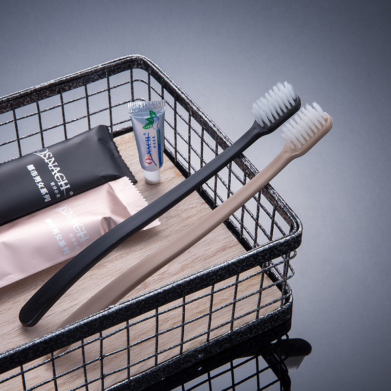 Hotel Room Tooth-Cleaners Toothpaste Set Bed &amp; Breakfast Toiletries Soft-Bristle Toothbrush Star Hotel Disposable Toothbrush