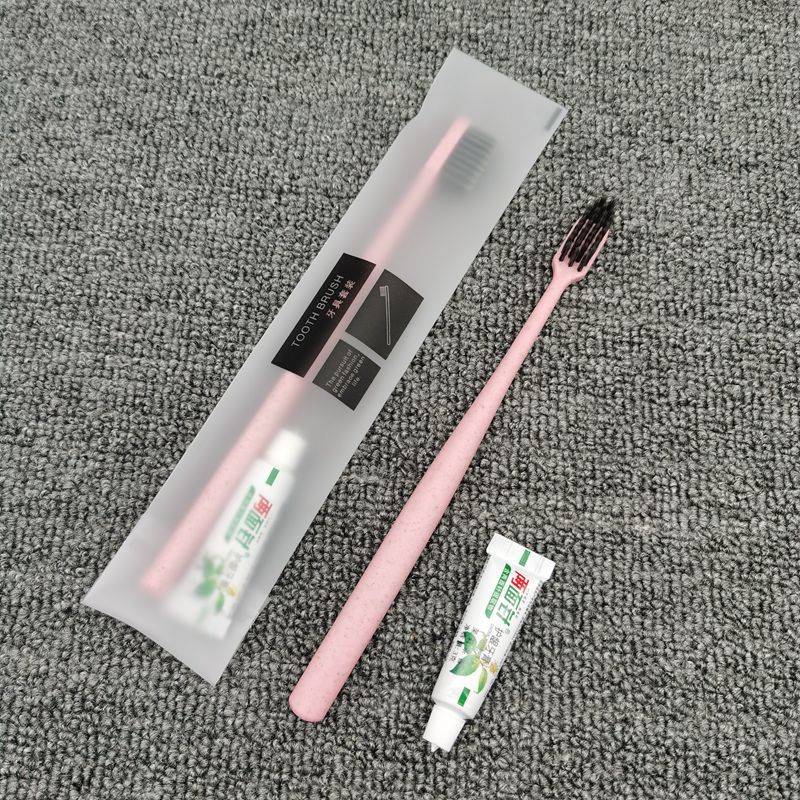 Hotel Hotel Disposable Toothbrush Toothpaste Set Tooth-Cleaners Two-in-One Disposable Toiletries Full Box Wholesale