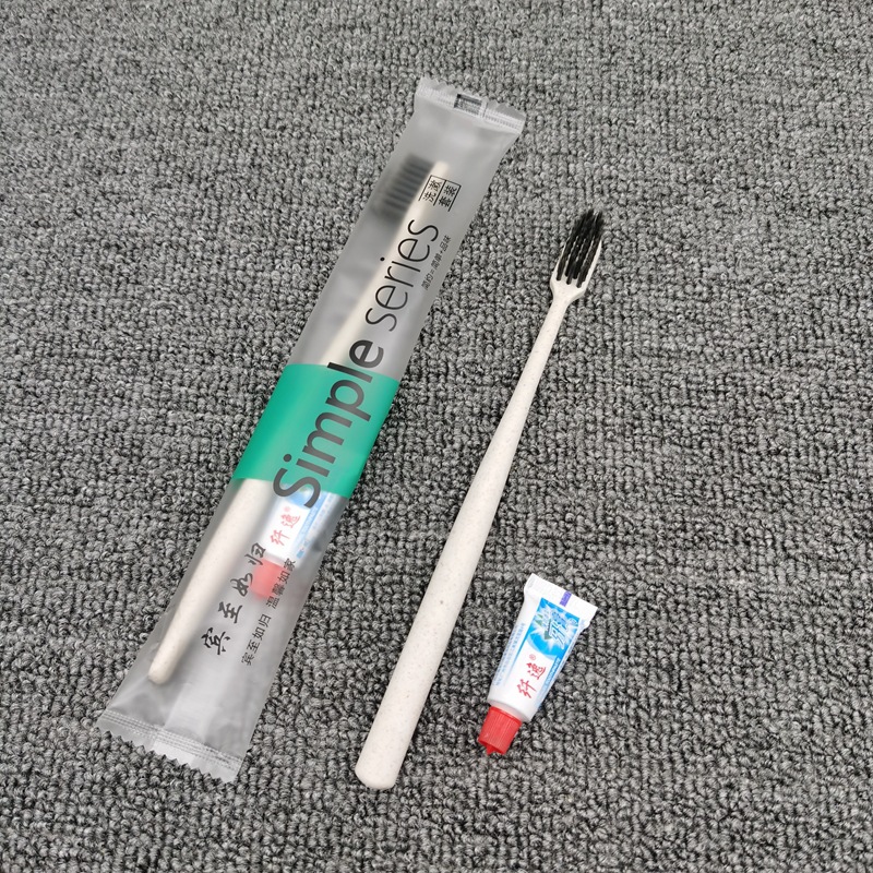 Hotel Hotel Disposable Toothbrush Toothpaste Set Tooth-Cleaners Two-in-One Disposable Toiletries Full Box Wholesale