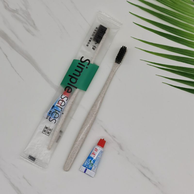Hotel Hotel Disposable Toothbrush Toothpaste Set Tooth-Cleaners Two-in-One Disposable Toiletries Full Box Wholesale