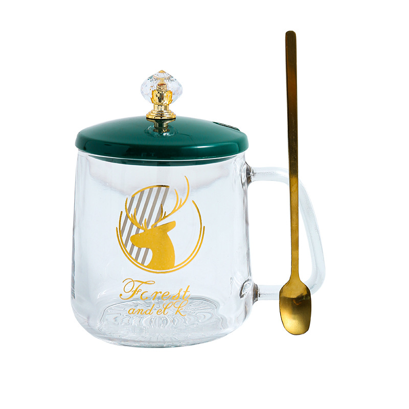 Insulated Coaster Water Cup Gift Glass Cup Set Wholesale Coffee Cup with Lid Constant Temperature Warm Mug Hot Sale