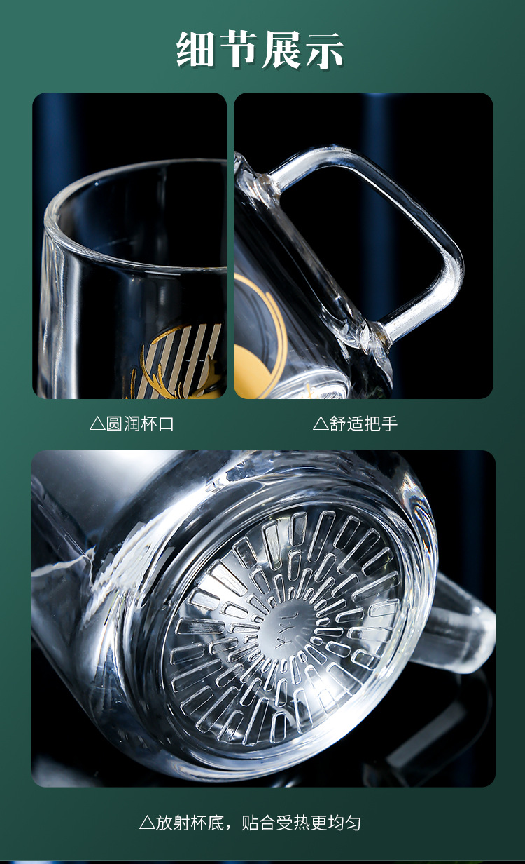 Insulated Coaster Water Cup Gift Glass Cup Set Wholesale Coffee Cup with Lid Constant Temperature Warm Mug Hot Sale