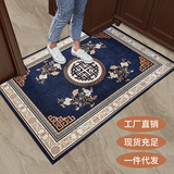 Amazon Bedroom Non-Slip Carpet Door Mat Cross-Border High and Low Plush Bathroom Door Bathtub Absorbent Floor Mat