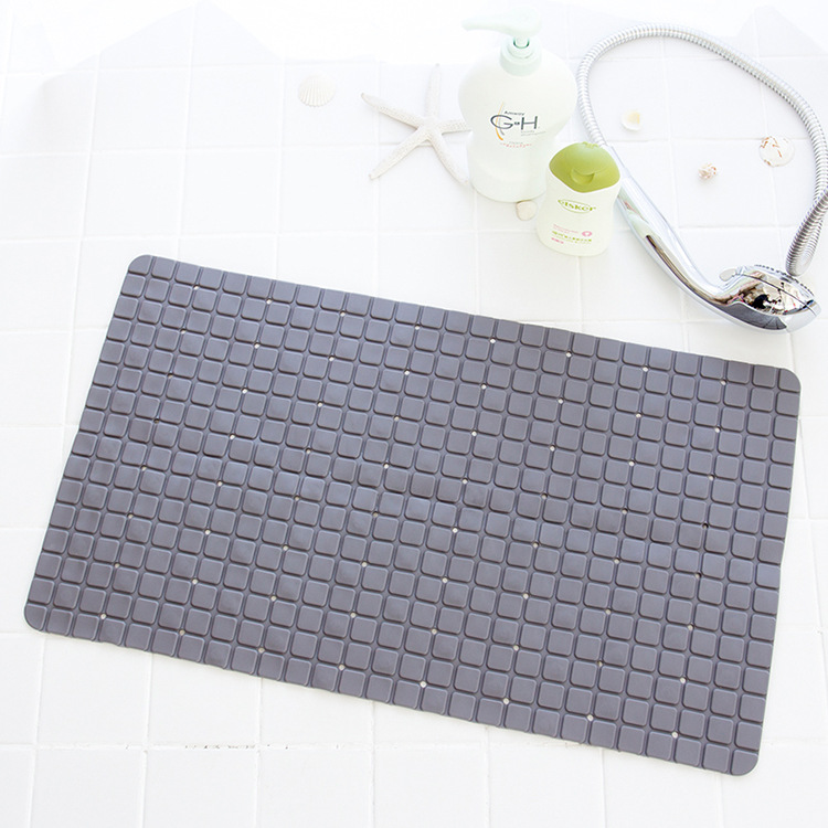 Cross border plaid hotel PVC bathroom mat bathroom mat small mat put in the bathtub with suction cup anti - slip