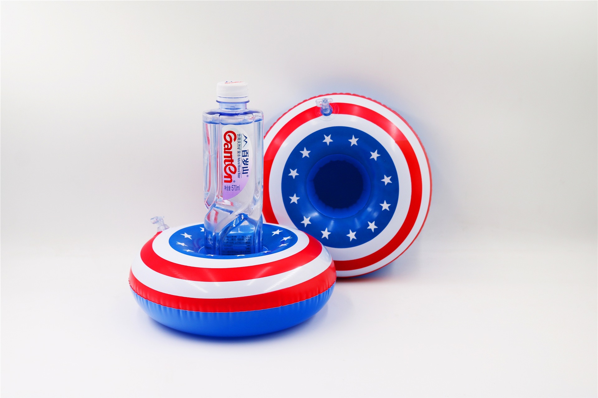 Us Flag inflatable Cup Holder Inflatable Water coaster floating Beverage cup holder Stars and Stripes Us Flag inflatable Cup Holder Inflatable Water coaster floating Beverage cup holder Stars and Stripes