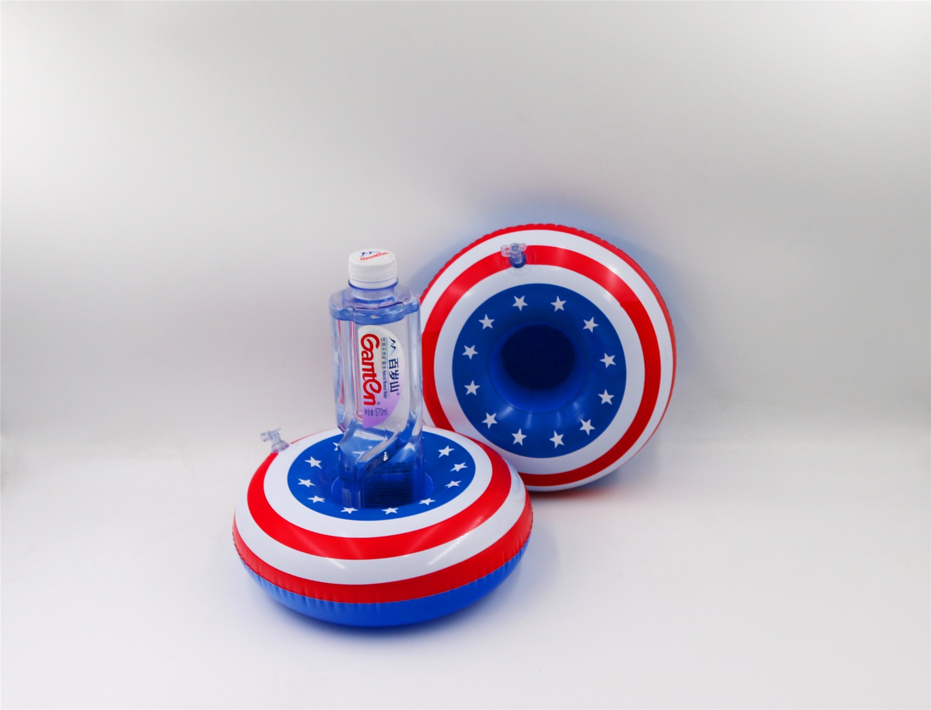 Us Flag inflatable Cup Holder Inflatable Water coaster floating Beverage cup holder Stars and Stripes Us Flag inflatable Cup Holder Inflatable Water coaster floating Beverage cup holder Stars and Stripes