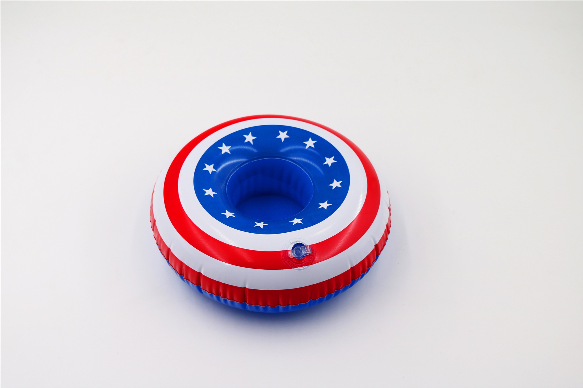 Us Flag inflatable Cup Holder Inflatable Water coaster floating Beverage cup holder Stars and Stripes Us Flag inflatable Cup Holder Inflatable Water coaster floating Beverage cup holder Stars and Stripes
