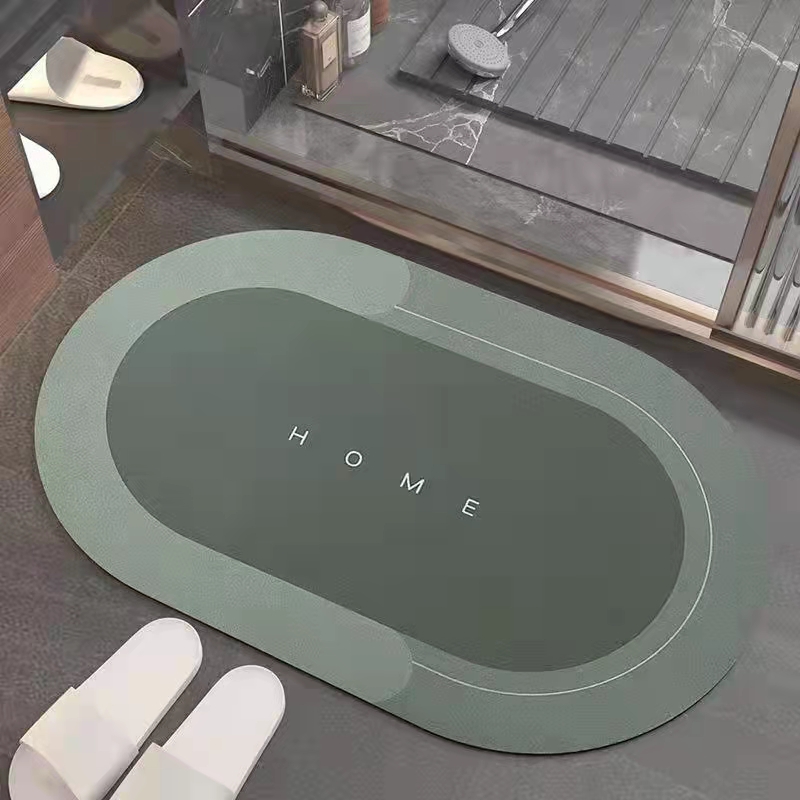 Wholesale Floor Mat Bathroom Bathroom Door Water-Absorbing Quick-Drying Floor Mat Bathtub Toilet Wash Basin Floor Mat
