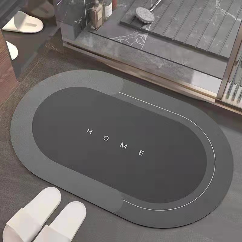 Wholesale Floor Mat Bathroom Bathroom Door Water-Absorbing Quick-Drying Floor Mat Bathtub Toilet Wash Basin Floor Mat