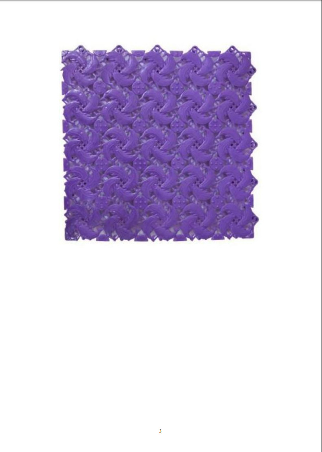 PVC Household Hollow Bathtub Bath Mat Kitchen Waterproof Splicing Non-Slip Mat Bathroom Mats Bathroom Anti-Slip Mats