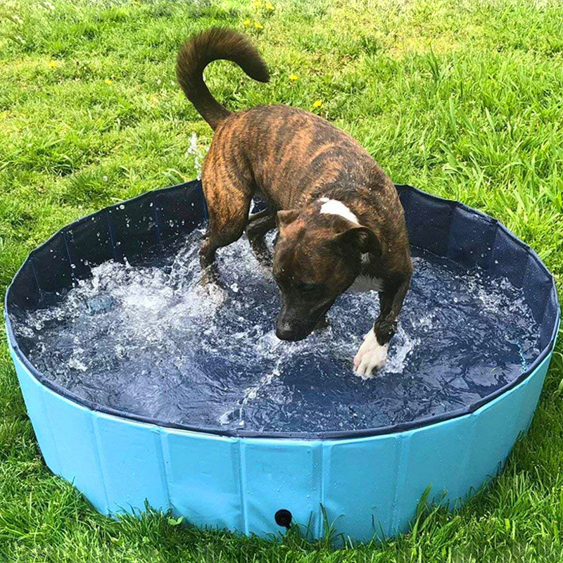 Pet Pool Foldable Dog Bathtub Fence Kennel Cleaning Supplies Outdoor Water Mat Pet Bath Pool