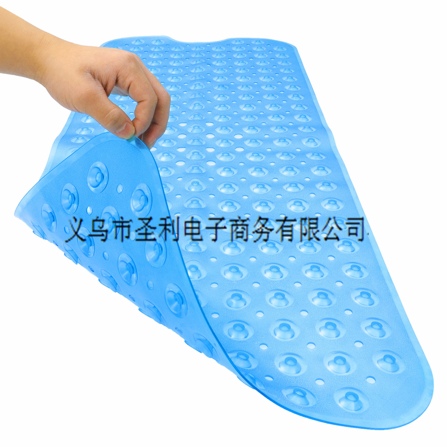 Cross-Border Explosion 100*40 Large Bathroom Anti-Silp Mat of Bathtub Hot Sale Toilet Floor Mat Elastic PVC Floor Mat in Stock