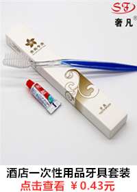 Hotel disposable toothbrush toothpaste hotel disposable soft toothbrush toothpaste set