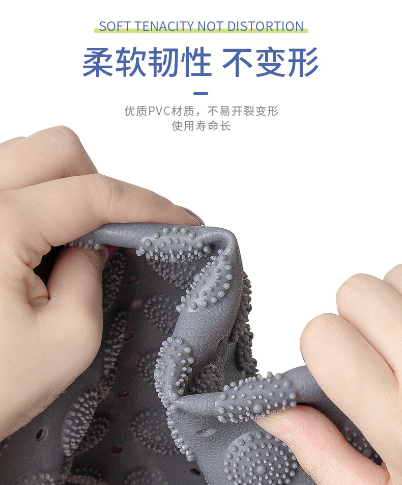 Bathroom Non-Slip Mat PVC Non-Slip Floor Mat Hotel Bathroom Bathtub Foot Mat Massage Mat Bath Non-Slip Belt Suction Cup Pad