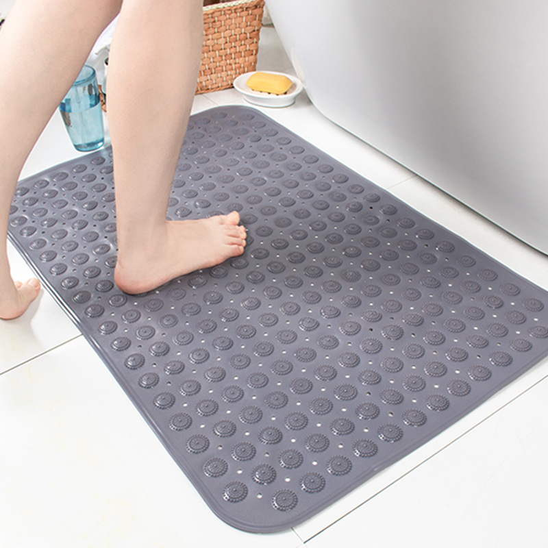 Bathroom Non-Slip Mat PVC Non-Slip Floor Mat Hotel Bathroom Bathtub Foot Mat Massage Mat Bath Non-Slip Belt Suction Cup Pad