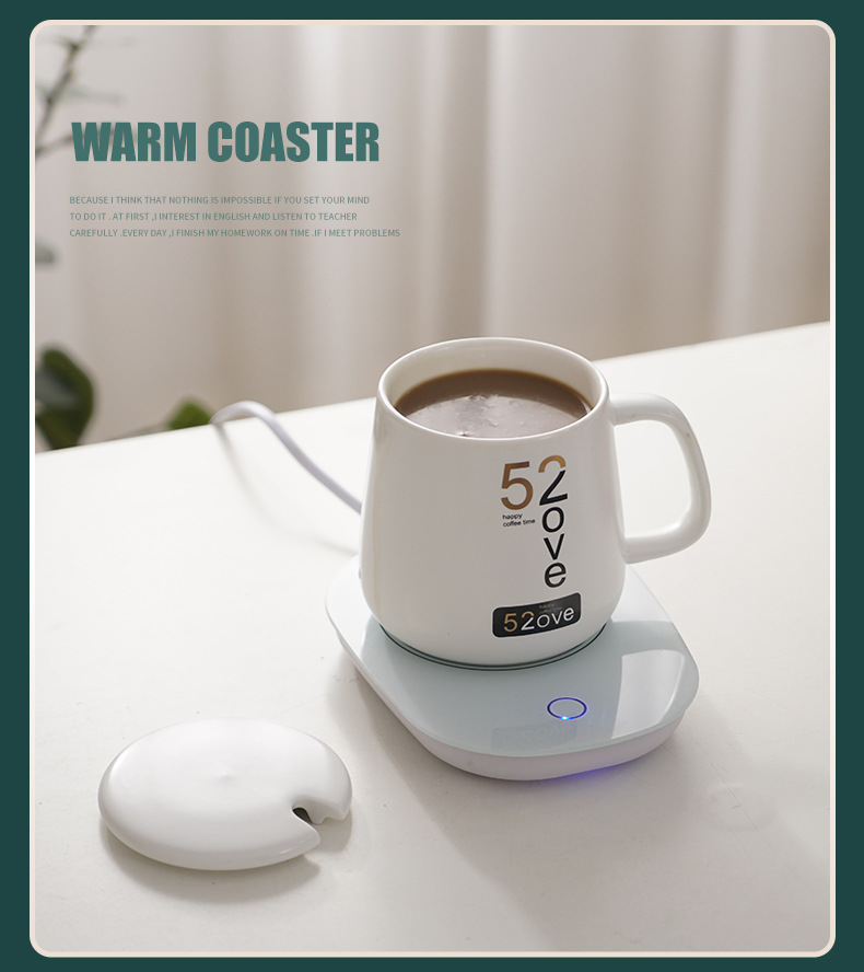 Household Heating Warm Cup Hot Milk Smart Thermal Cup Pad 55 Degrees Thermal Cup Pad Do Not Pick Cup Type Insulated Coaster Household Heating Warm Cup Hot Milk Smart Thermal Cup Pad 55 Degrees Thermal Cup Pad Do Not Pick Cup Type Insulated Coaster