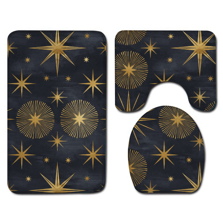 Amazon Bathroom Three-Piece Floor Mat Flannel Washed Toilet Floor Mat Bathtub Side Non-Slip Foot Mat Toilet Mat Amazon Bathroom Three-Piece Floor Mat Flannel Washed Toilet Floor Mat Bathtub Side Non-Slip Foot Mat Toilet Mat