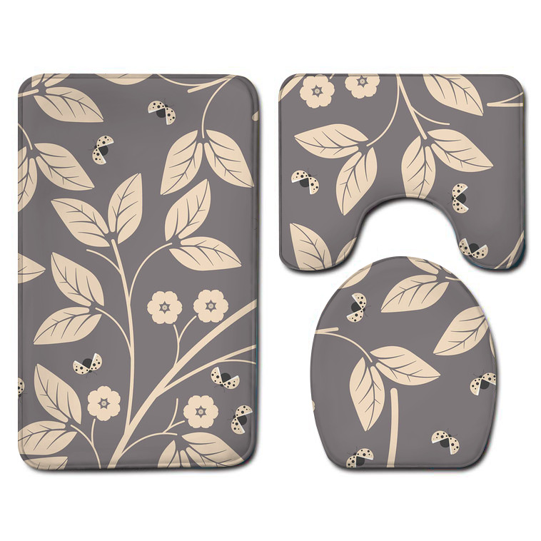 Amazon Bathroom Three-Piece Floor Mat Flannel Washed Toilet Floor Mat Bathtub Side Non-Slip Foot Mat Toilet Mat Amazon Bathroom Three-Piece Floor Mat Flannel Washed Toilet Floor Mat Bathtub Side Non-Slip Foot Mat Toilet Mat