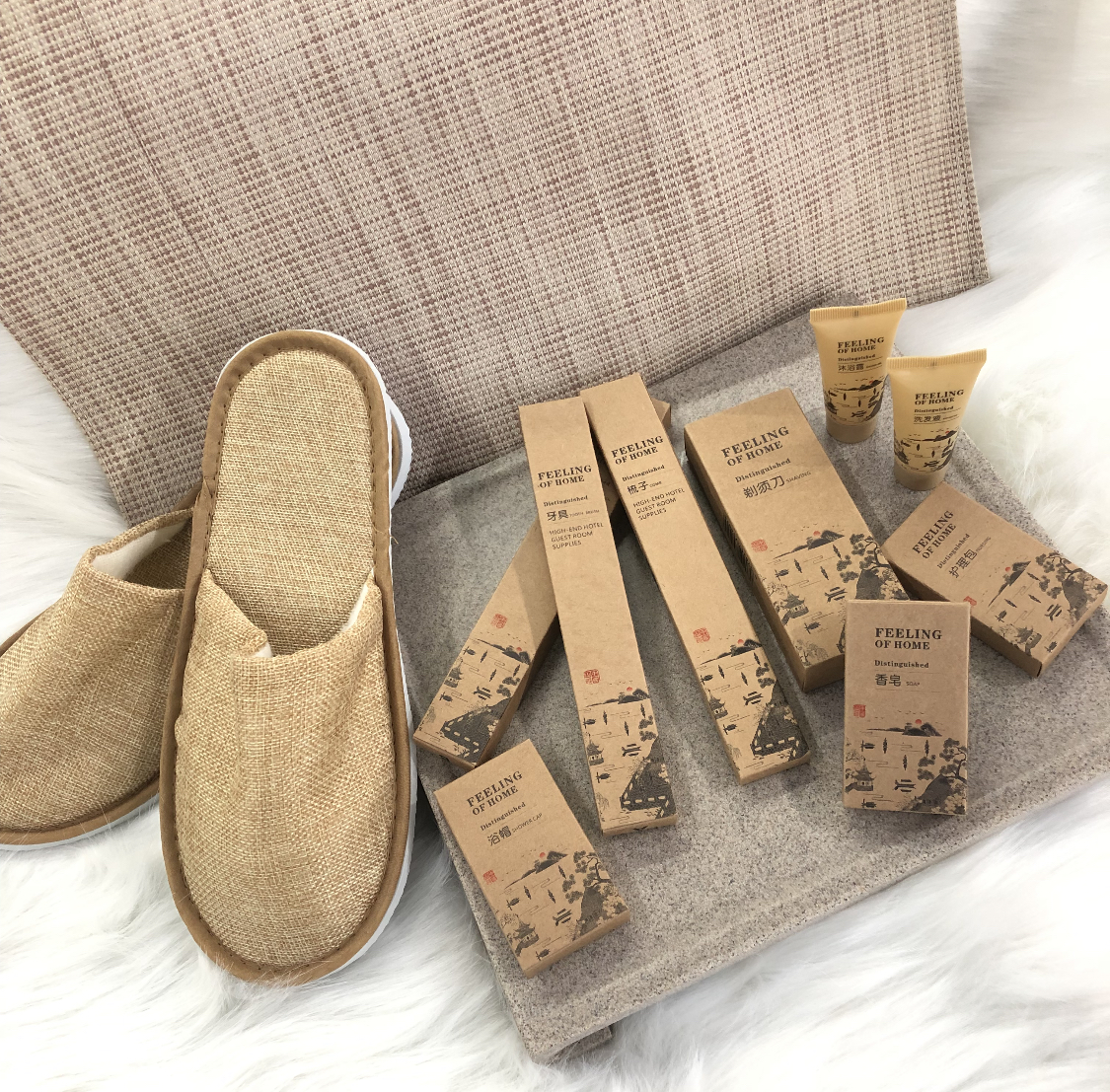 Hongxiang disposable toothbrush toothpaste set high-end customized hotel hotel toiletries Hongxiang disposable toothbrush toothpaste set high-end customized hotel hotel toiletries